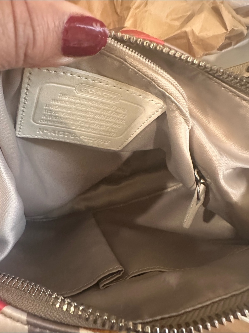 Coach Colorful Geometric Shoulder Bag - Picture 8 of 8